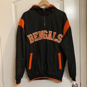 Bengals Half Zip Pull Over